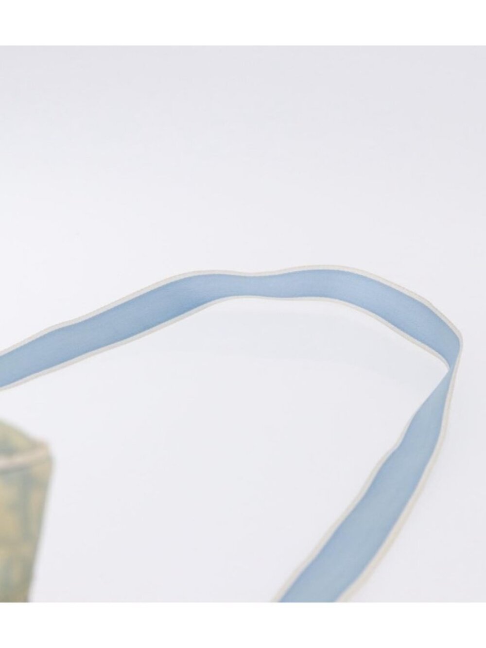 Christian Dior Trotter Canvas Shoulder Bag PVC Light Blue Silver - Picture 8 of 16